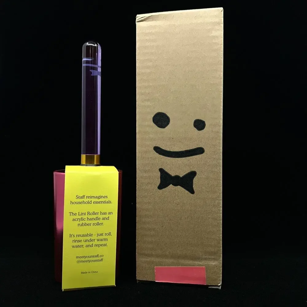 Staff The Lint Roller Pink Reusable Washable Sticky